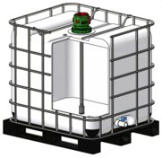 Bloc couvercle pour conteneur IBC