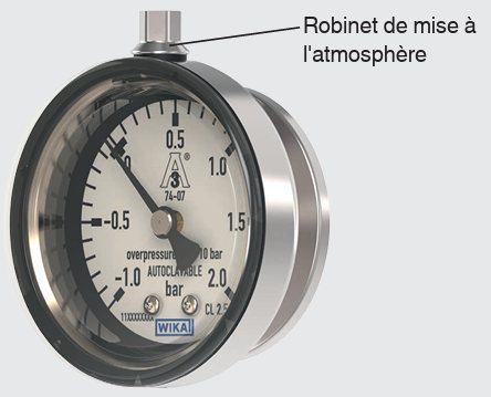 Autoklavierbares Manometer ATK Fluids